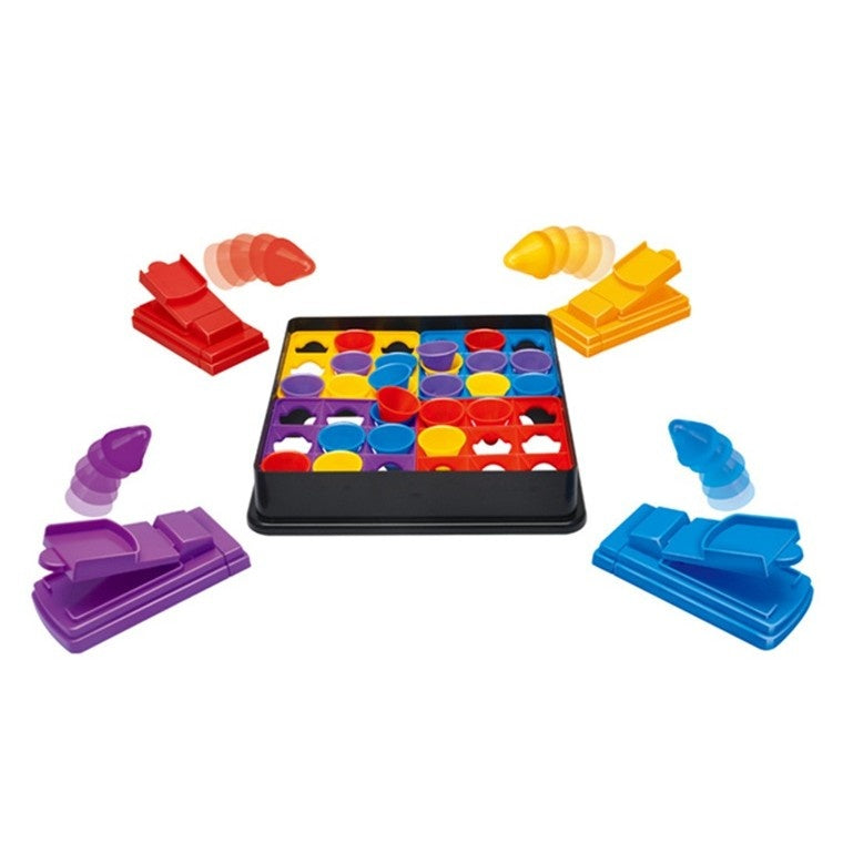 Joc Interactiv pentru Copii, 4 Hats Off, Tabla de Joc, Figurine Palarii, +3 Ani, Multicolor