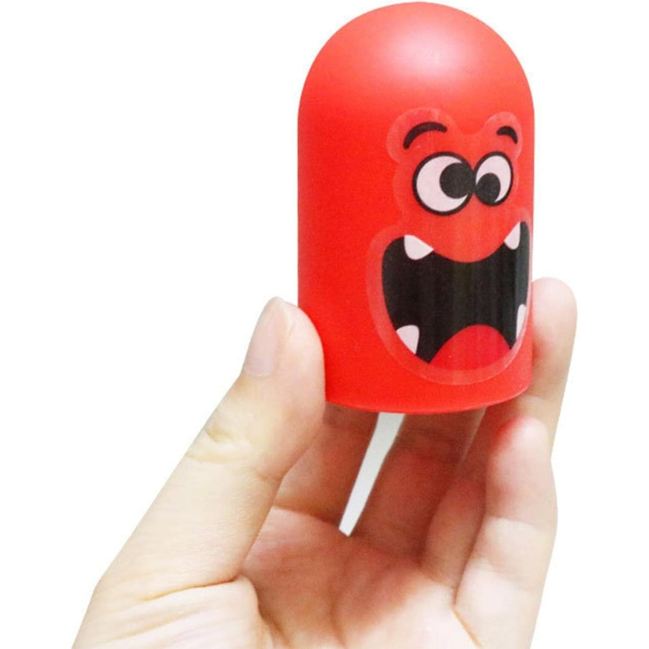 Joc Interactiv, Tic Tac Toe Gobble, din Plastic, +3 Ani, 18 Piese, 21.5 x 4 x 10 cm, Albastru/Rosu