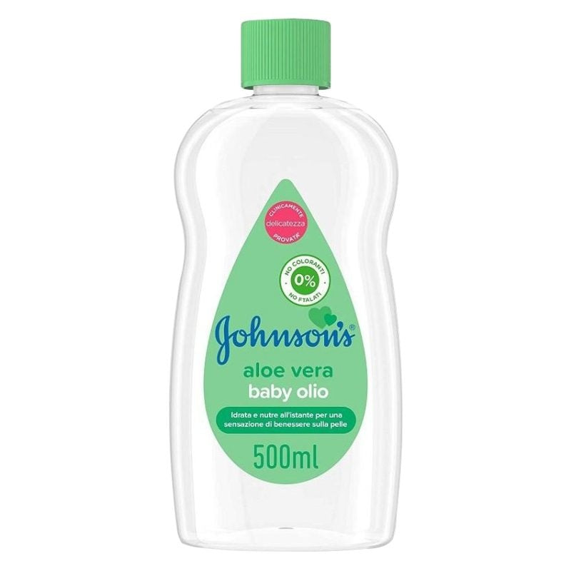 Johnson's Baby, Ulei de corp cu aloe vera pentru bebelusi, 500 ml
