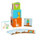 Jucarie de Construit, Blocuri Stivuibile, 4-6 Ani, 5 Cuburi, 48 de Modele de Construit, 1 Manual, Multicolor