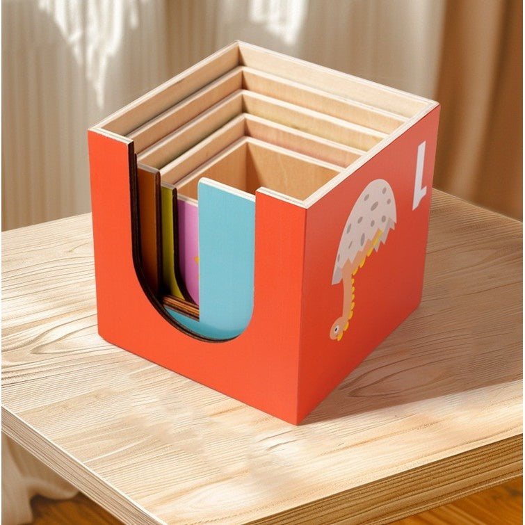 Jucarie de Construit, Blocuri Stivuibile, 4-6 Ani, 5 Cuburi, 48 de Modele de Construit, 1 Manual, Multicolor