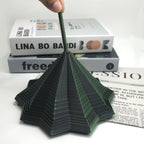 Jucarie Decompresie, Model Stea 3D, DuoChrome, Maner Spirala, Turn Magic Geometric, Multiple Forme, Anti-stress, 8.6 cm, Negru/Verde