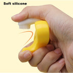 Jucarie dentitie bebelusi banana, material silicon non-toxic, 3m+