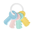 Jucarie dentitie pentru copii Akuku Bright Keys cu inele,forme rotunjite