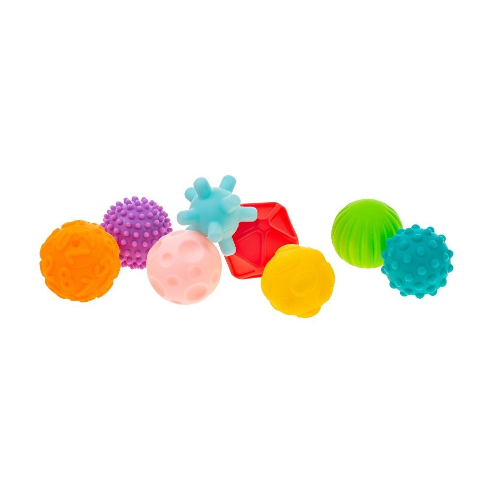 Jucarie interactiva, Akuku, Bile senzoriale, Cauciuc, Multicolor