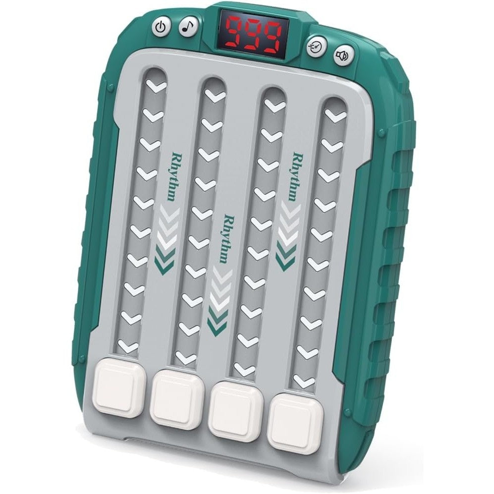 Jucarie Interactiva, Joc Rhythm, +3 Ani, din ABS, 6 Niveluri, 15 x 3 x 11 cm, Functie Muzicala, Verde