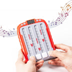 Jucarie Interactiva, Joc Rhythm, +3 Ani, din ABS, 6 Niveluri, 15 x 3 x 11 cm, Functie Muzicala, Rosu