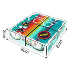 Jucarie Interactiva, Magic Cube, Puzzle, Diferite Forme, Anti-stress, 8 x 8 x 3 cm, Multicolor