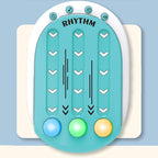Jucarie Interactiva, Tip Jocuri Ritmice, +3 Ani, din ABS, 8 Niveluri de Joc, 9.5 x 2.5 x 13.6 cm, Albastru
