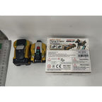 Jucarie Transformabila 2in1, Golden Wing Flying Dragon, Masina/Dragon, Atractie Magnetica, +6 Ani, din ABS, Auriu