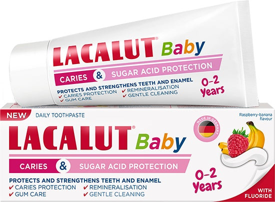 Lacalut Baby Pasta de dinti, 0-2 ani, 55 ml