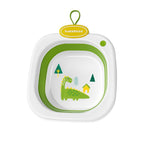 Lavoar Pliabil, pentru Copii 1-8 Ani, Model Animat, din PP+TPE, 32x29x10 cm, Verde