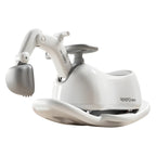 Masina 3 in 1, 1-3 Ani, Tip Excavator/Balansoar/Masina Yo Yo, din Plastic, 4 Roti Silentioase, 71.5 x 34 x 39 cm, Alb