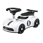 Masina pentru Copii, 1-3 ani, Impingere, Bluetooth, Muzica, din ABS, 4 Roti, Inaltime Sezut 22 cm, Alb