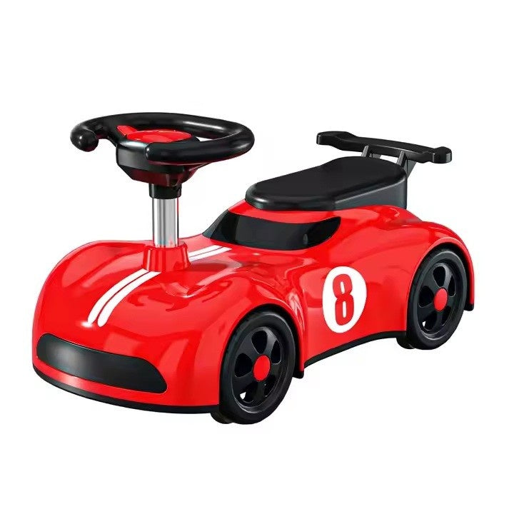 Masina pentru Copii, 1-3 ani, Impingere, Bluetooth, Muzica, din ABS, 4 Roti, Inaltime Sezut 22 cm, Rosu