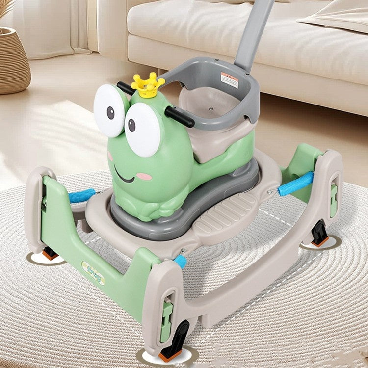 Masinuta Balansor Multifunctionala pentru Copii, Model Cal Scooter de tip Masinuta Balansor, Varsta 1-3 ani, 93 x 80 x 58 cm, cu Maner, Verde