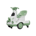 Masinuta Electrica, pe 4 Roti, cu Telecomanda, Lumini Led si Muzica, +2 ani, Inaltime Reglabila, Verde