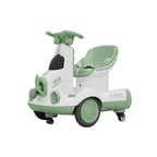 Masinuta Electrica, pe 4 Roti, cu Telecomanda, Lumini Led si Muzica, +2 ani, Inaltime Reglabila, Verde