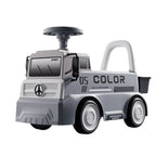 Masinuta pentru copii, 3 ani, Model Camion, Sport, Claxon, Cutie Depozitare, 62x26x40 cm, Gri