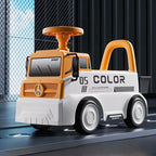 Masinuta pentru copii, 3 ani, Model Camion, Sport, Claxon, Cutie Depozitare, 62x26x40 cm, Portocaliu