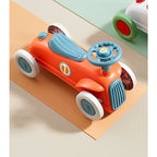Masinuta Ride-On cu Sistem Anti-Rasturnare, Claxon pe Volan, 1-6 Ani, 60 x 28 x 34 cm, Rosu-Albastru