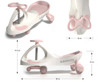 Milly Mally, Gravity, masinuta gravitationala fara pedale, Crem-Roz