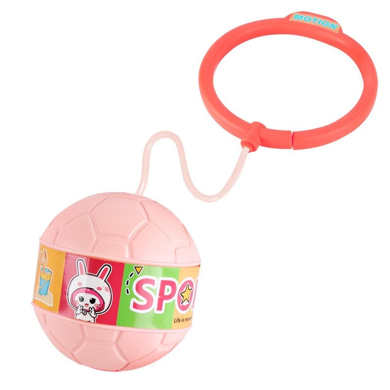 Minge pentru Sarit, Tip Coarda Hula Hoop, Cerc 12 cm, Coarda 52 cm, Minge 12 x 11 cm, Functie Iluminat, 4-6 Ani, Plastic, Roz