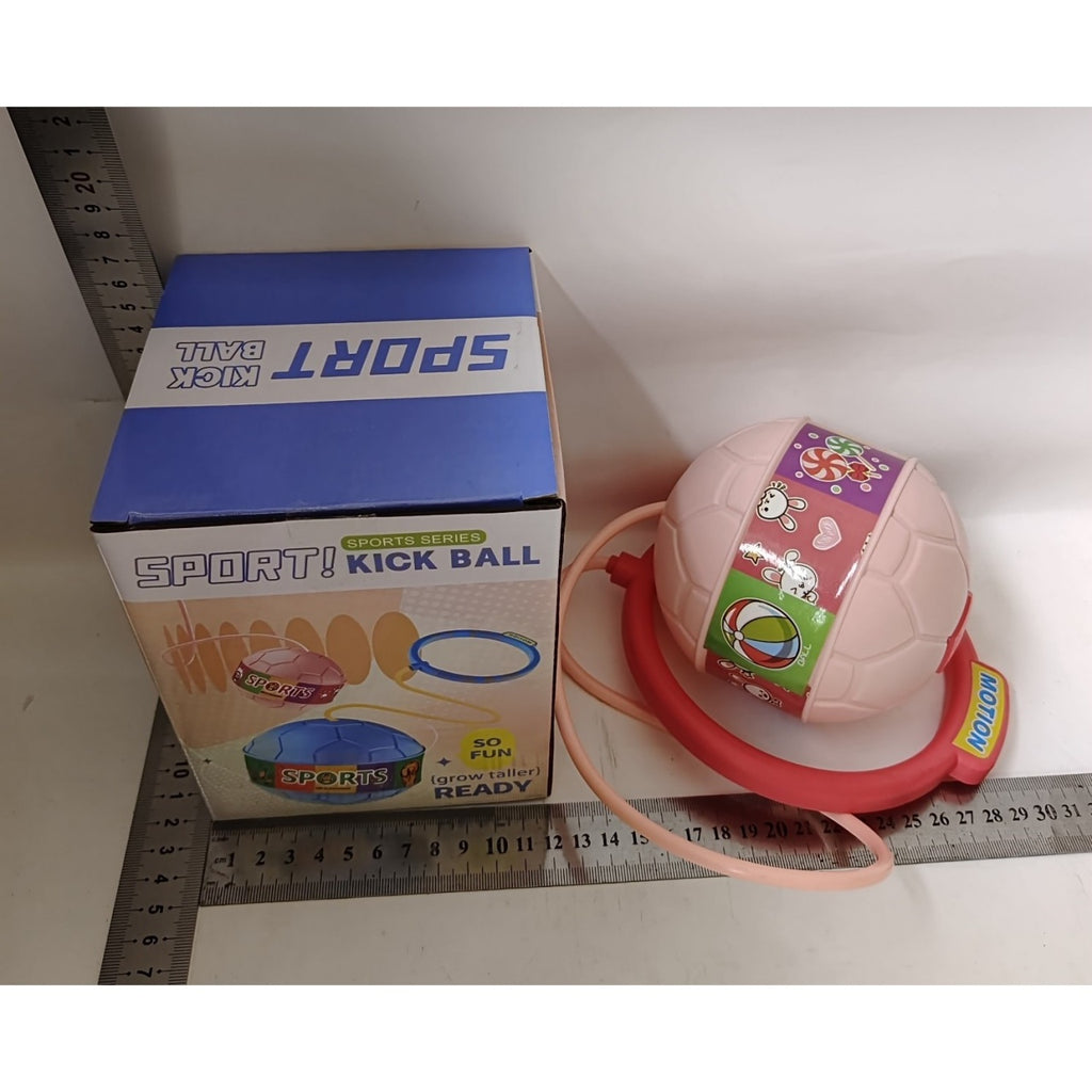 Minge pentru Sarit, Tip Coarda Hula Hoop, Cerc 12 cm, Coarda 52 cm, Minge 12 x 11 cm, Functie Iluminat, 4-6 Ani, Plastic, Roz