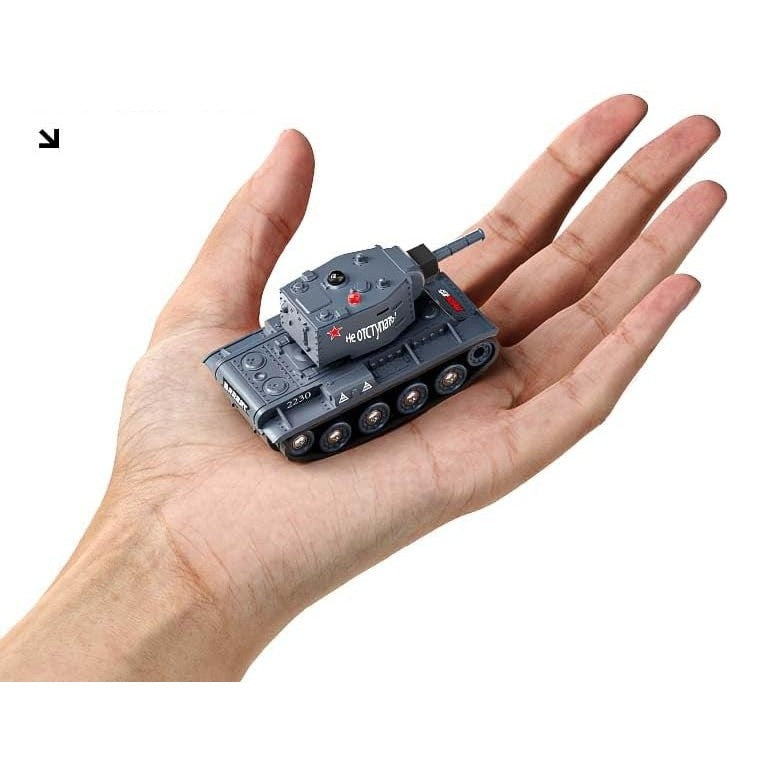 Mini Tanc cu Telecomanda, Wireless, 4 x 8 x 4 cm, cu Infrarosu, Gri