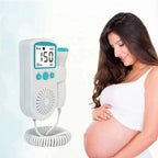 Monitor Fetal Doppler, Monitorizare Sarcina, Ritm Cardiac, Ecran LCD 4.5 cm, 2 x Baterii AA (neincluse), Portabil, din ABS, 12.8 x 9.6 x 3 cm, Utilizare de la 9 Saptamani, Verde