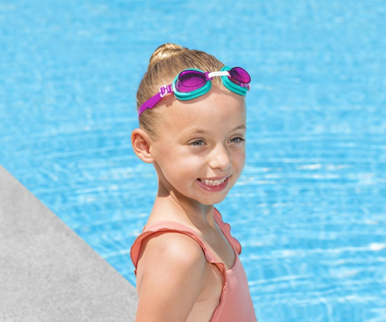 Ochelari de inot, BESTWAY 21002 Aqua Burst, culoare mov