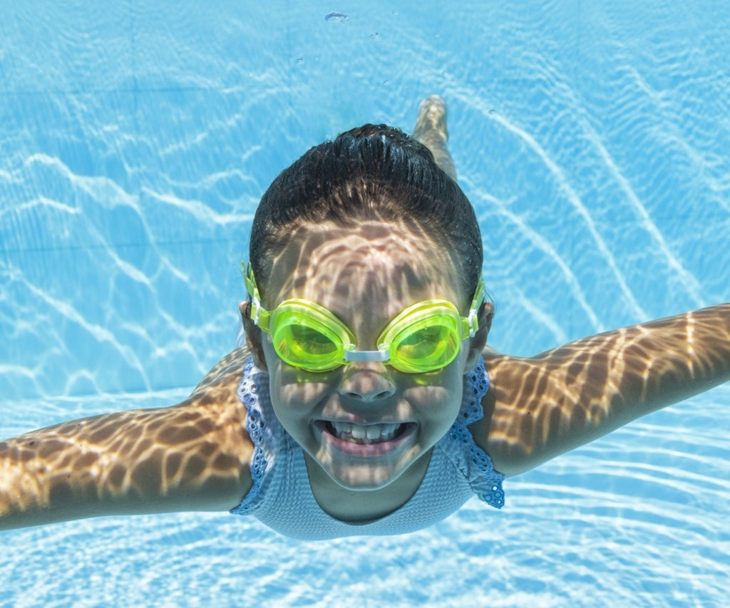 Ochelari de inot, BESTWAY 21002 Aqua Burst, culoare verde deschis