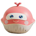 Olita 2in1, Model Balena, cu Reductor WC, din Plastic, cu Muzica si Lumini, 36 x 41 x 20 cm, Roz