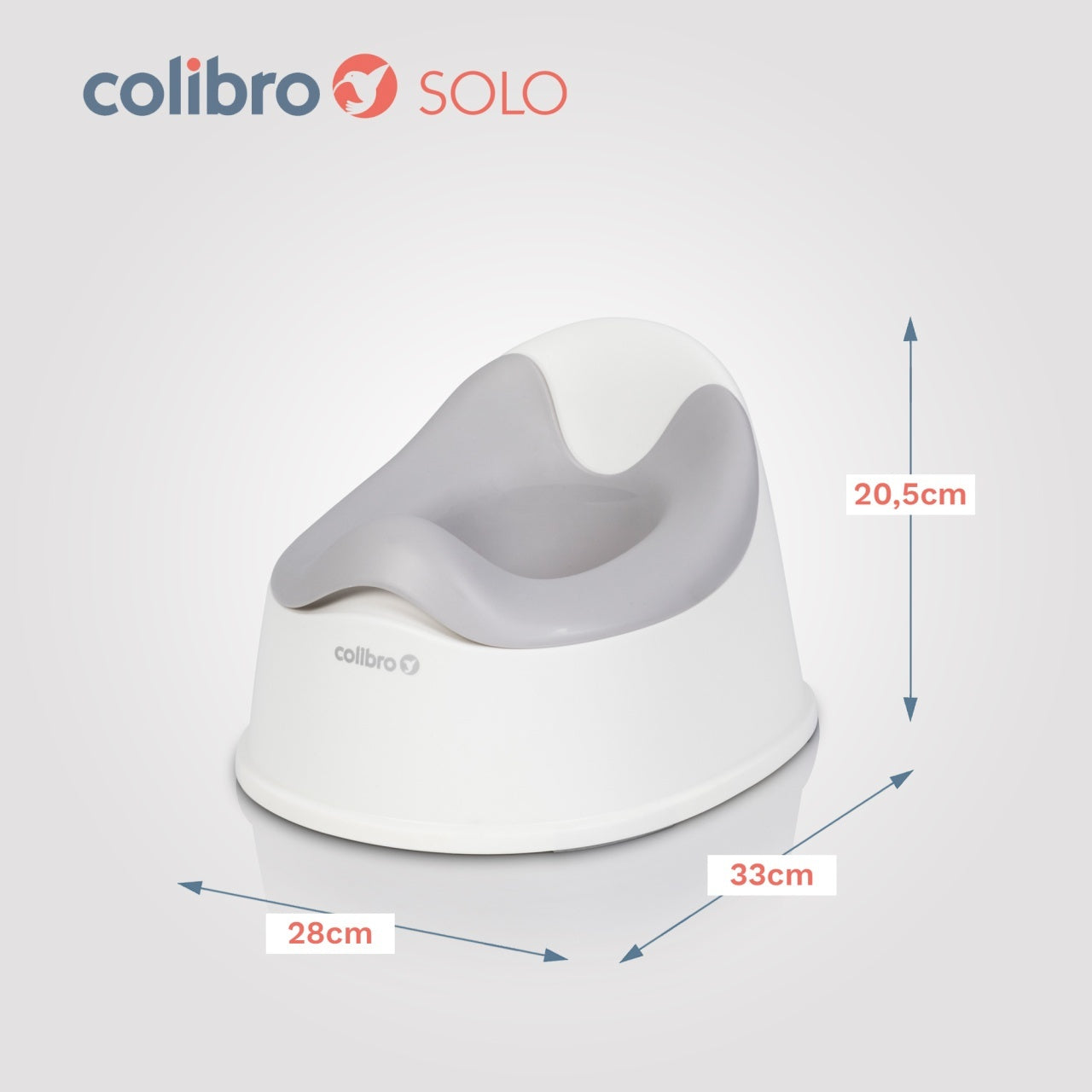 Olita cu vas detasabil si forma ergonomica Colibro Solo Cloud