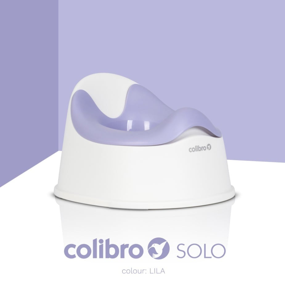 Olita cu vas detasabil si forma ergonomica Colibro Solo Lila