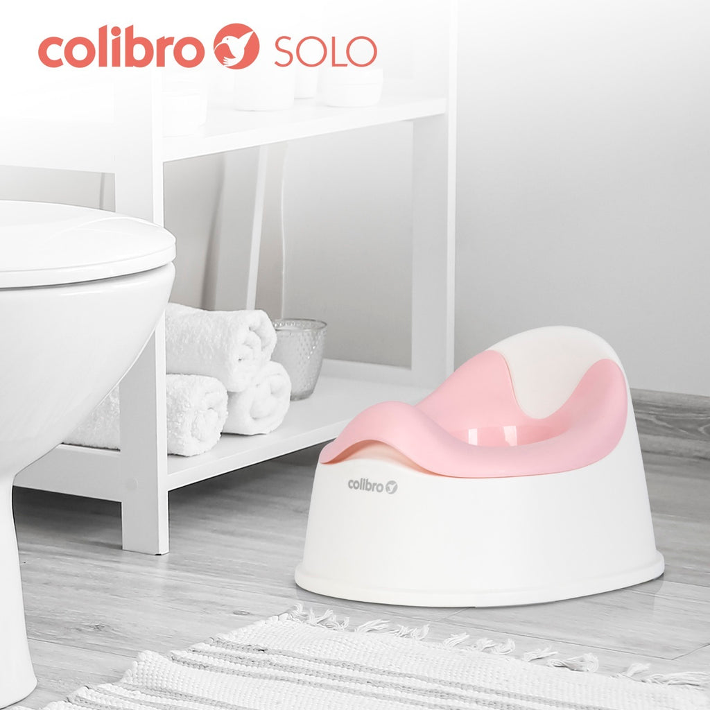 Olita cu vas detasabil si forma ergonomica, Colibro Solo Rose,