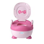 Olita pentru Copii, +1an, Portabila, Design cu Fundita, cu Capac, Compartiment Detasabil, cu Manere, Roz
