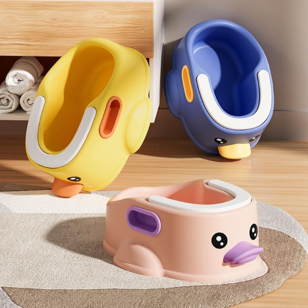 Olita pentru Copii, +1an, Portabila, Design Ratusca, Compartiment Detasabil, cu Maner, Albastru