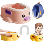Olita pentru Copii, +1an, Portabila, Design Ratusca, Compartiment Detasabil, cu Maner, Albastru
