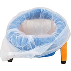 Olita Portabila 2 in 1, Olita + Capac de Toaleta, din Plastic, Diametru 21 cm, Albastru