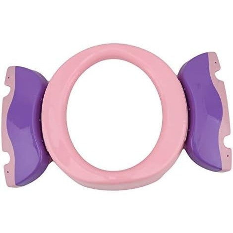 Olita Portabila 2 in 1, Olita + Capac de Toaleta, din Plastic, Diametru 21 cm, Roz