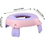 Olita Portabila, pentru Calatorii, Confectionata din Spuma PU, 1-6 ani, 34x32x17 cm, Roz/Mov