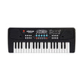 Orga Electronica cu Microfon, 37 Chei, din Plastic, Efecte Muzicale, Inregistrare Sunet, 43 x 16 x 5.4 cm, Negru