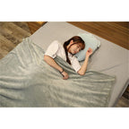 Patura 2in1 pentru Pat sau Canapea, Model Jucarie Avocado cu Spatiu de Depozitare Patura, Microfibra, 1x1.7 m, Verde