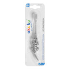 Periuta de dinti pentru copii Akuku Crocodile,Gri,12m+