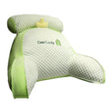 Perna Multifunctionala, Spatar pentru Pat, Protectie Lombara, Marime Medie, 60 x 40 cm, din Plus, Model Dinozaur, Verde