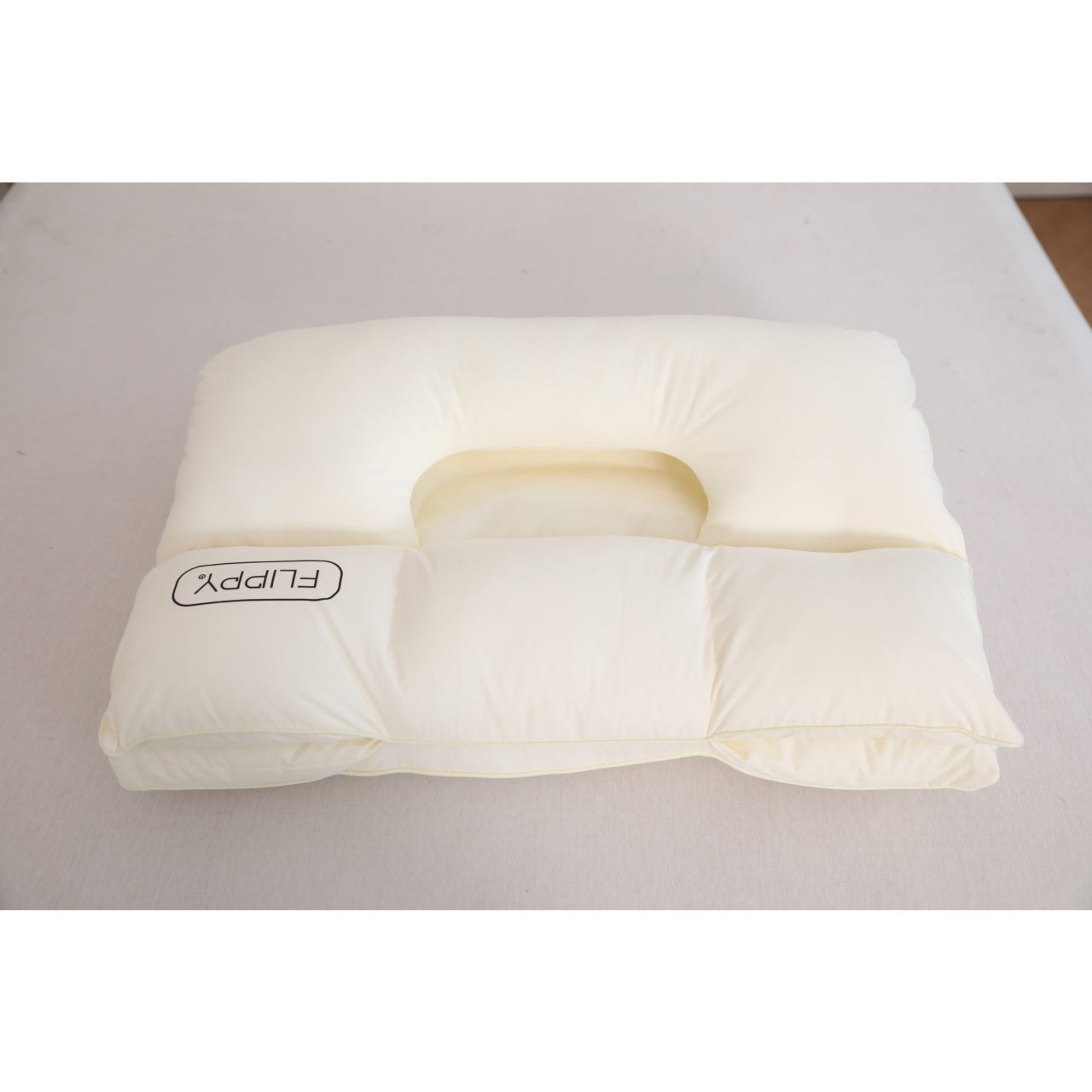 Perna Ortopedica 3 in 1, Strat Dublu, Protectie Cervicala, pentru Adulti, 45 x 70 cm, Alb
