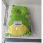 Perna tip Rucsac pentru Protectia Capului, Tetiera tip Broscuta, pentru Bebelusi, Verde