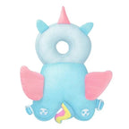 Perna tip Rucsac pentru Protectia Capului, Tetiera tip Unicorn, pentru Bebelusi, Albastru