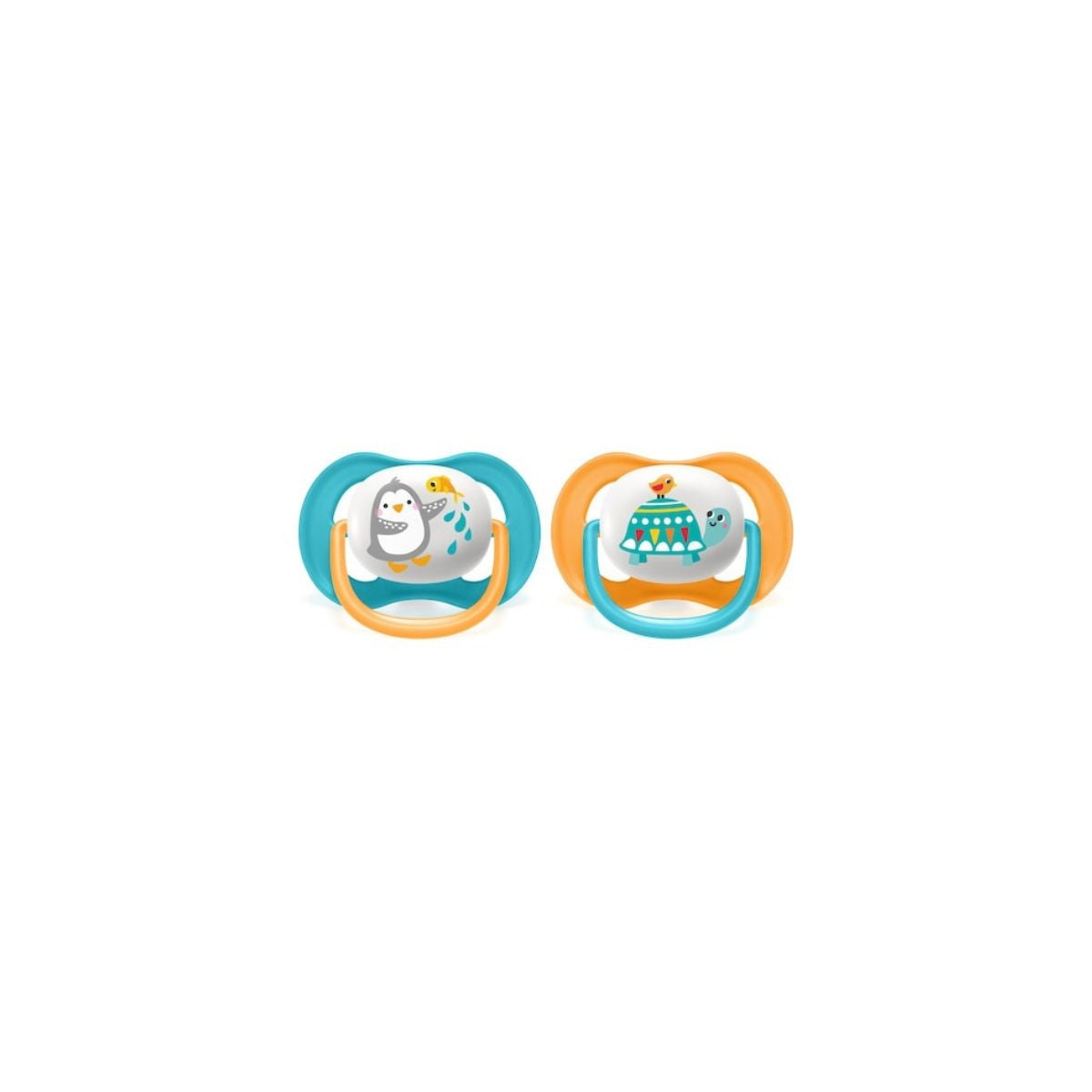Philips Avent Suzete Ultra Air, 6-18 luni, albastru si galben SCF080/07